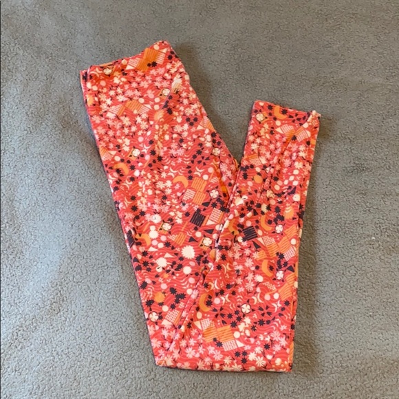 2/$18 🎉 OS LuLaRoe Leggings - Picture 1 of 3